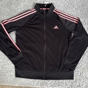 Adidas Black and Pink Jacket